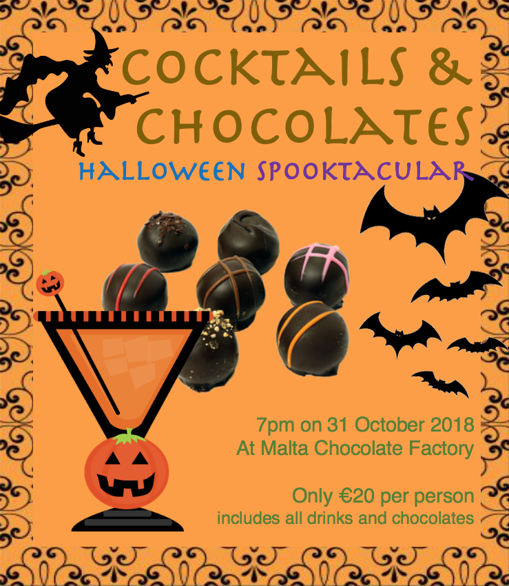 Spookalicious Cocktail and Chocolate Pairing Masterclass poster
