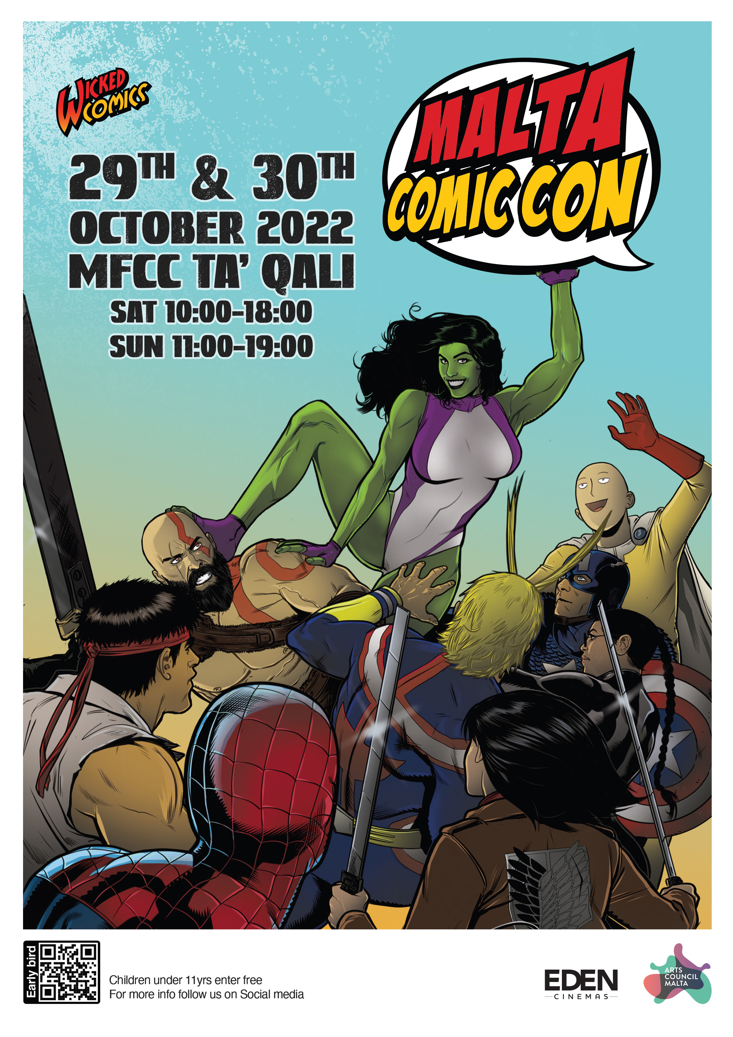 Malta Comic Con 2022 poster