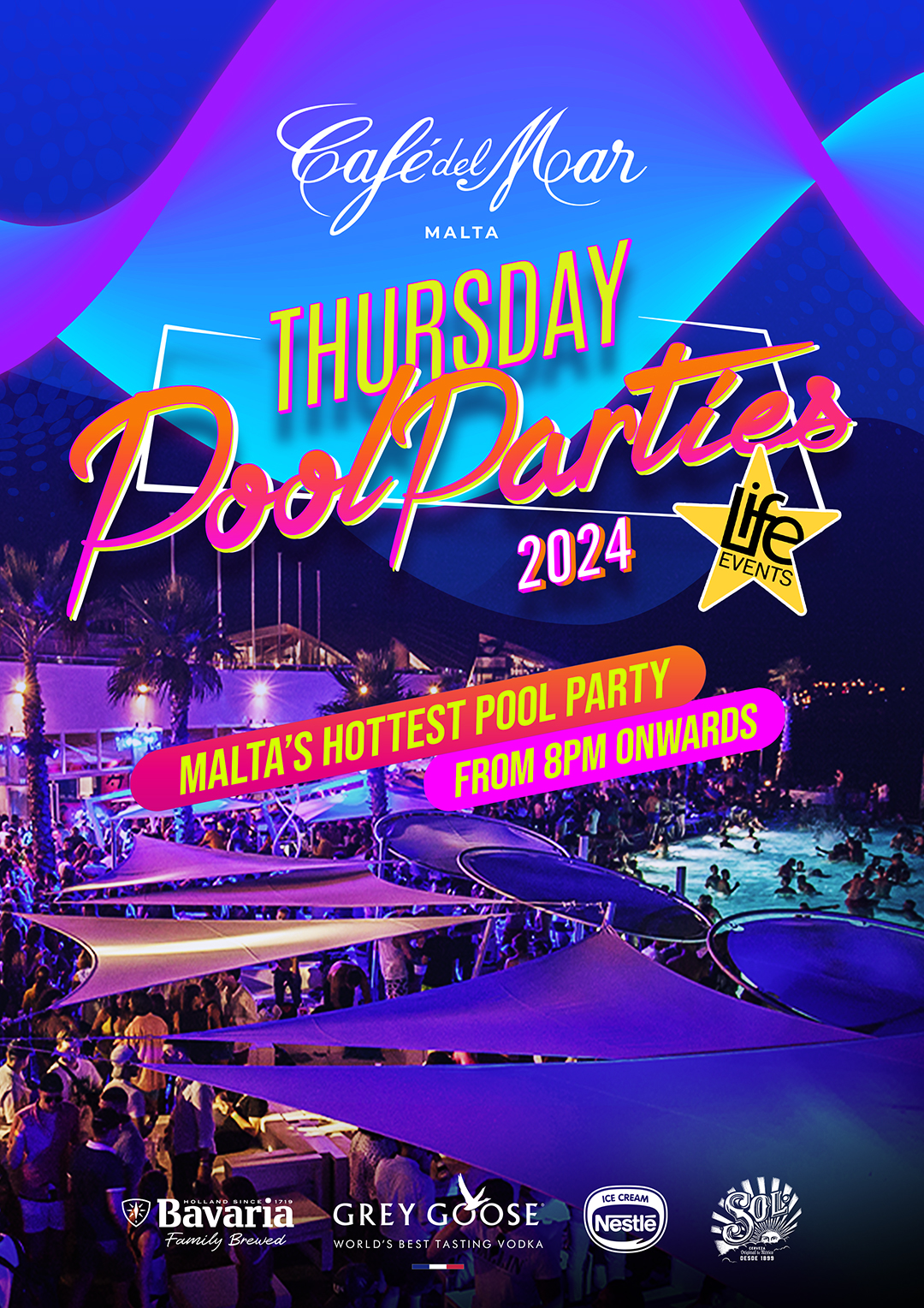 Café Del Mar - Thursday Pool Parties - by Life Events poster