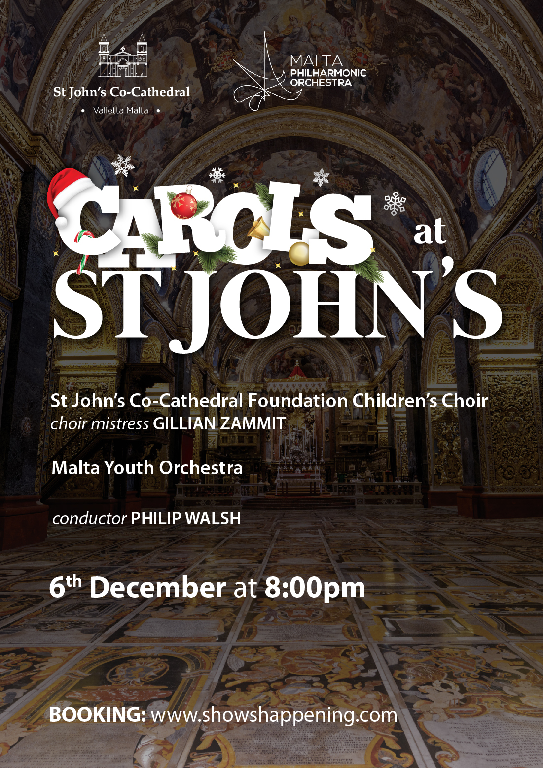 Carols at St John's poster