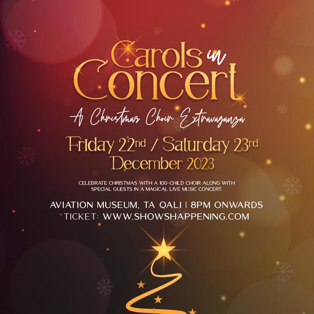 Carols in Concert poster