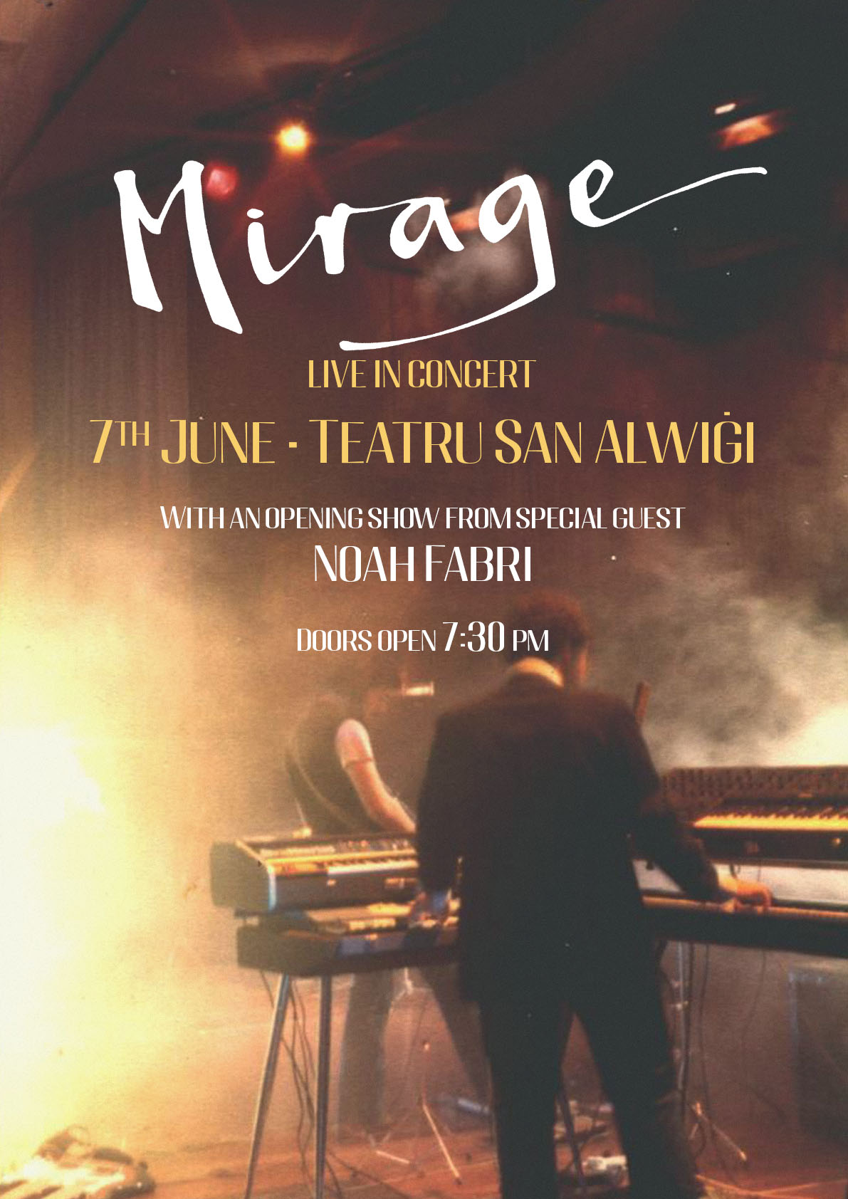 Mirage · Live at Teatru San Alwigi poster