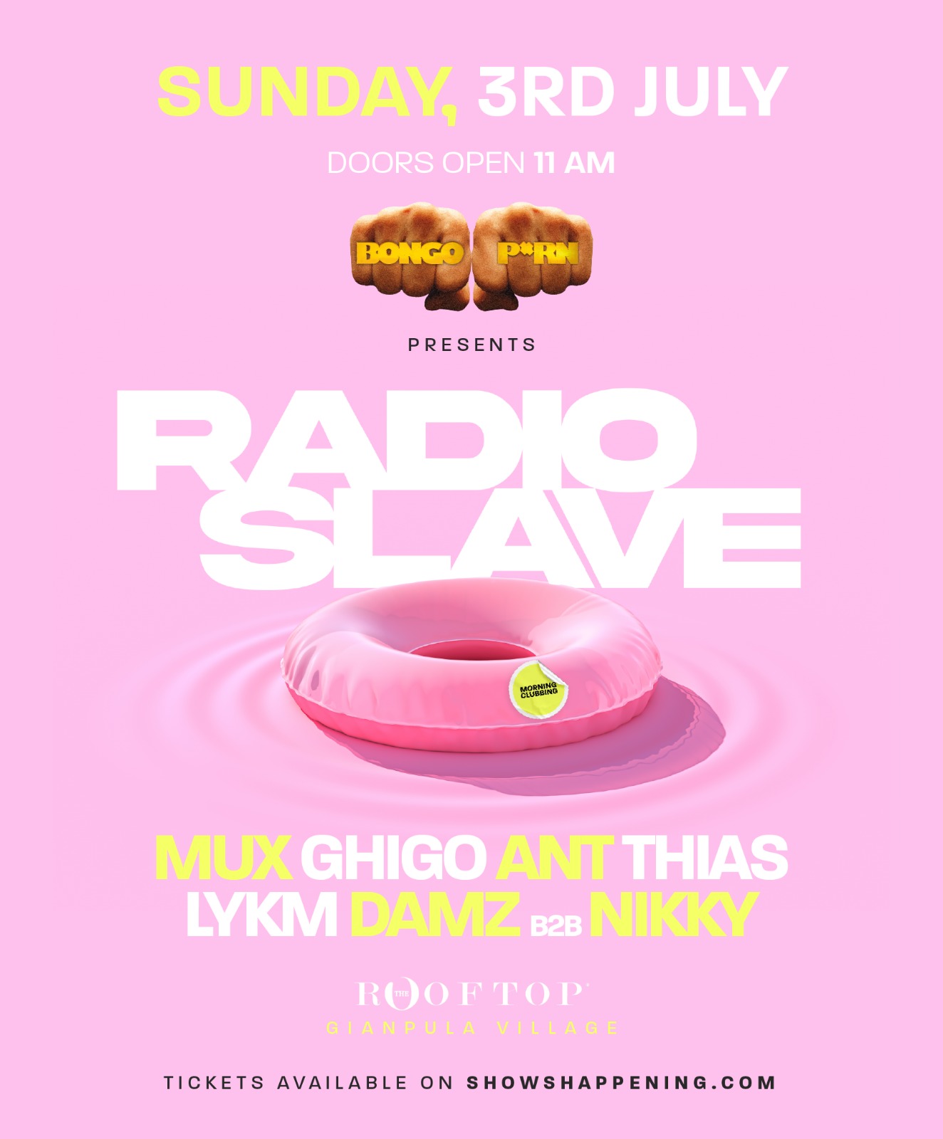 Bongo Porn presents RADIO SLAVE poster