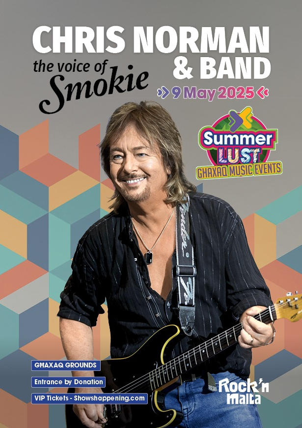 CHRIS NORMAN - the original voice of SMOKIE poster