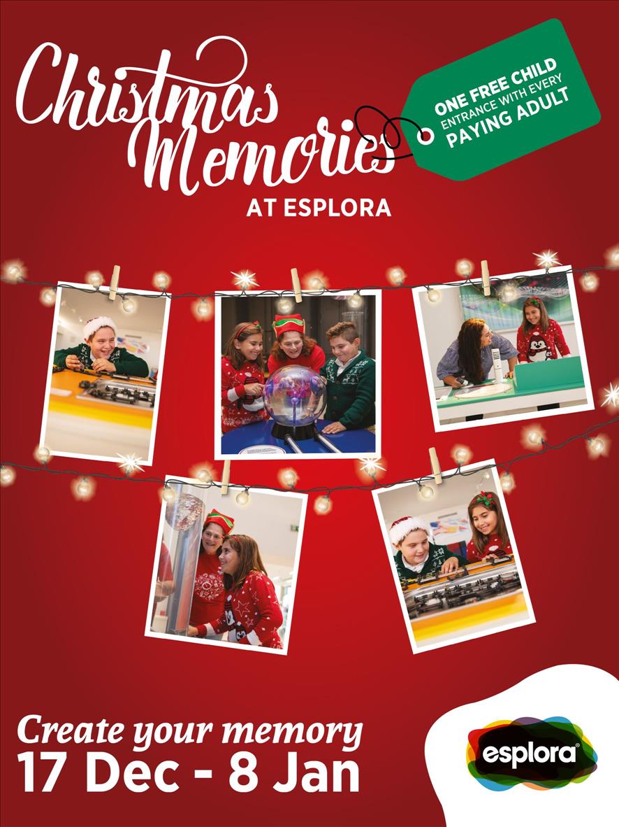 Christmas at Esplora poster