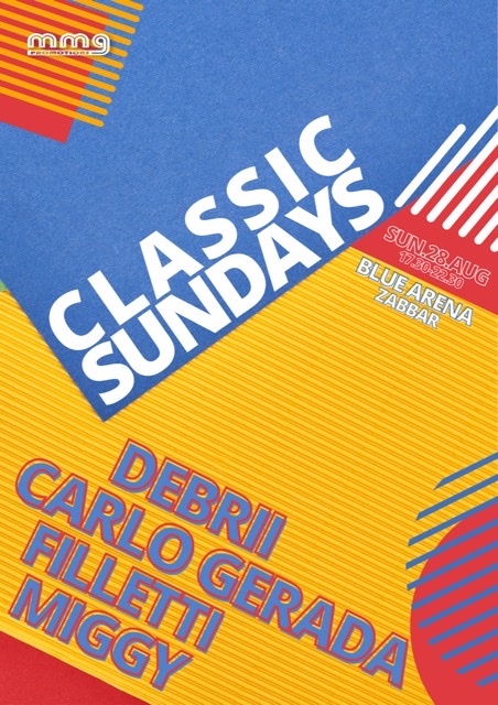 Classic Sundays at The Blue Arena poster