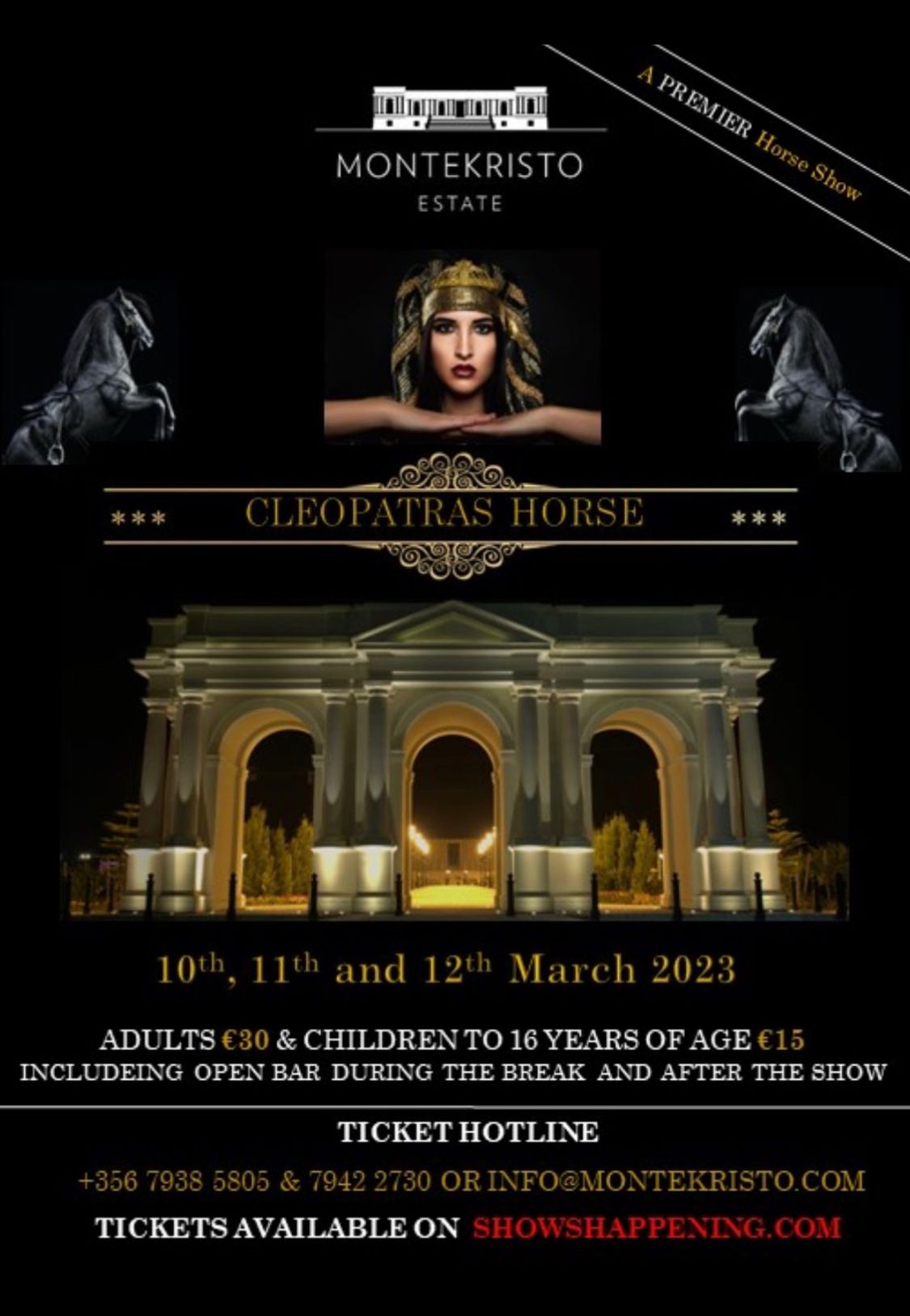 Cleopatra’s Horse Show  By A.S.D. Spettacoli Equestri di Sicilia poster