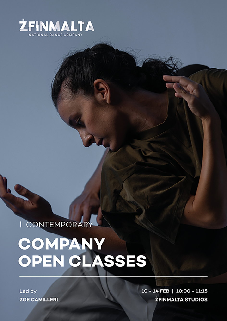 Company Open Classes with ŻfinMalta National Dance Company poster