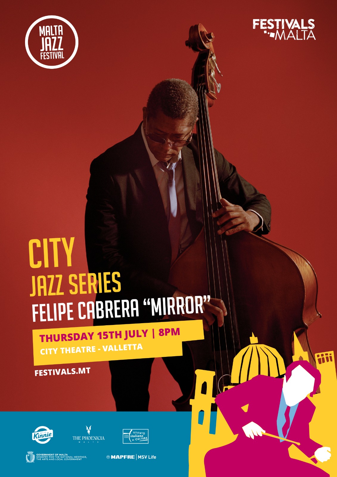 City Jazz Series - Felipe Cabrera "Mirror" poster