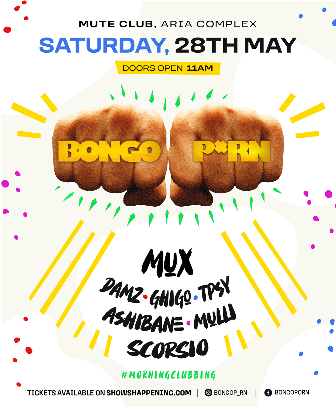 BONGO PORN | MuteClub poster