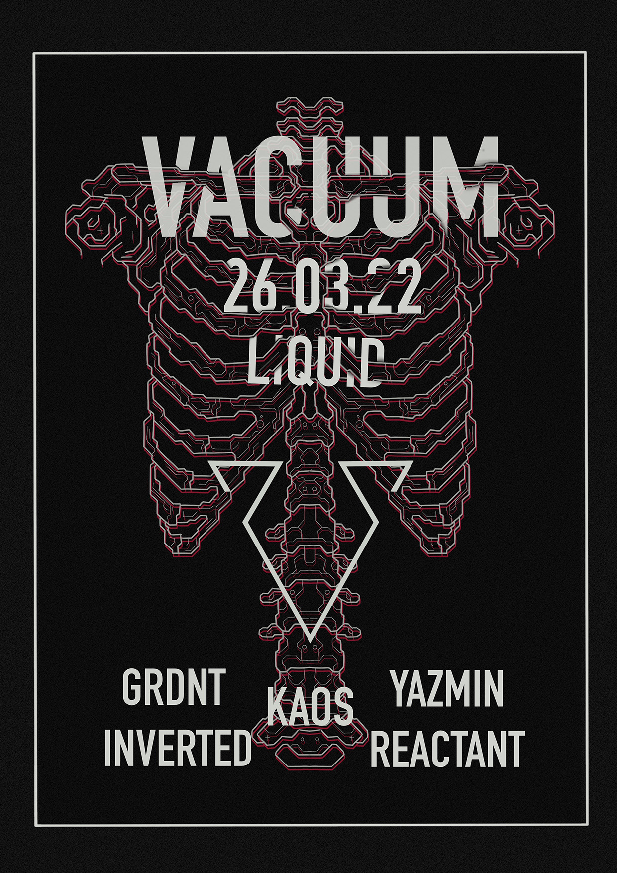 VACUUM: LOCALS 26.03.22 poster