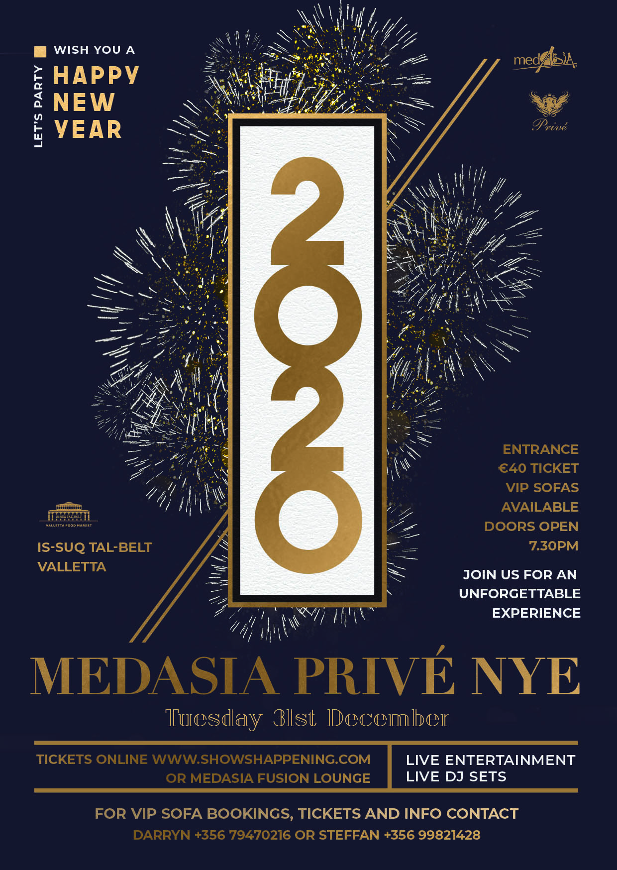 MedAsia Privé NYE in Valletta poster