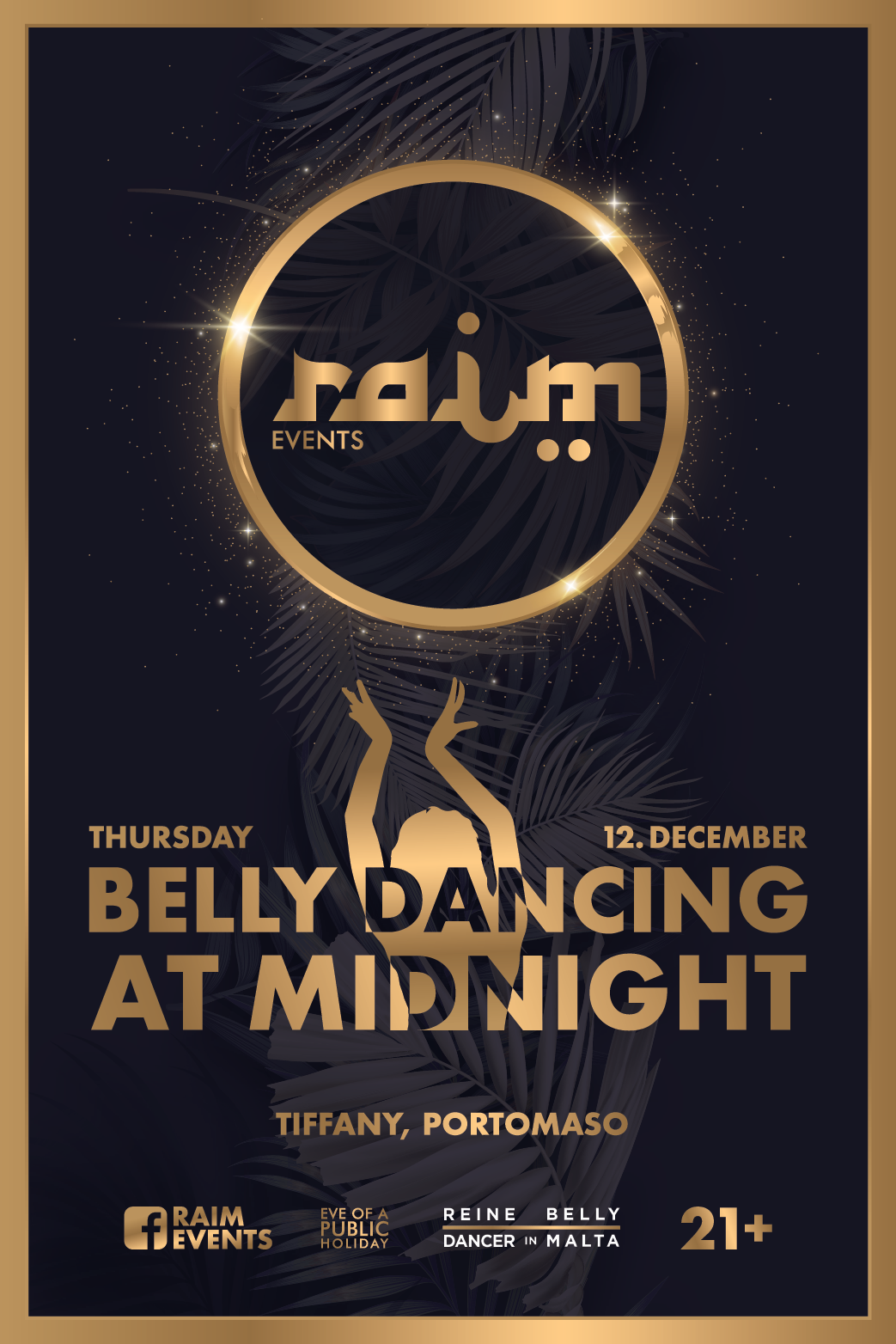 Belly Dancing At Midnight poster