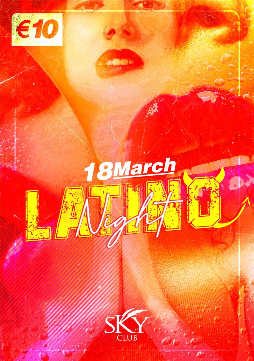 Latino Night - 18 march poster