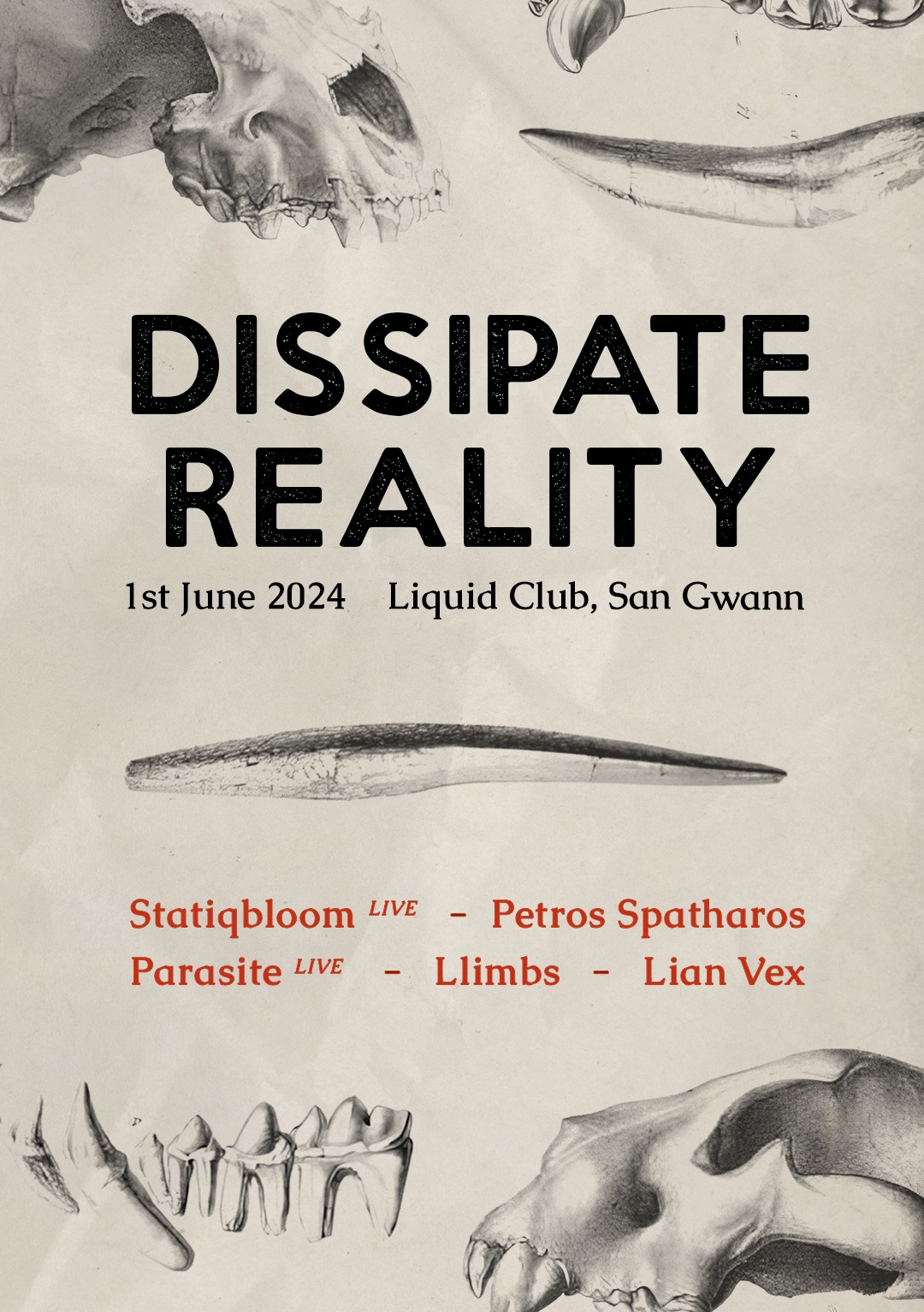 Dissipate Reality poster