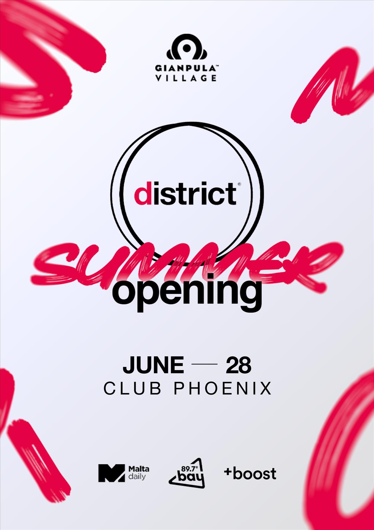 District Fridays 2024 poster