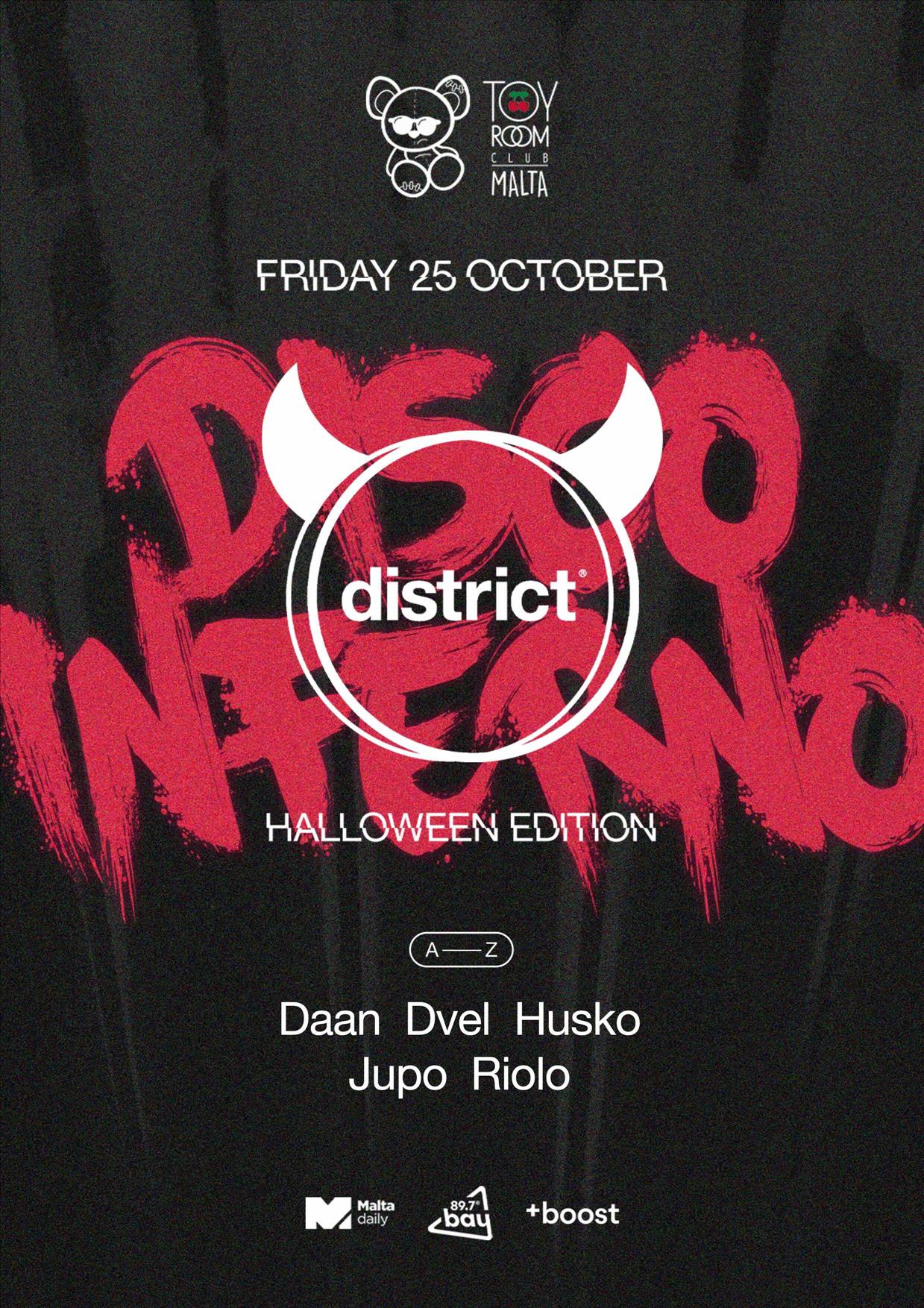 District Halloween - DISCO INFERNO! poster