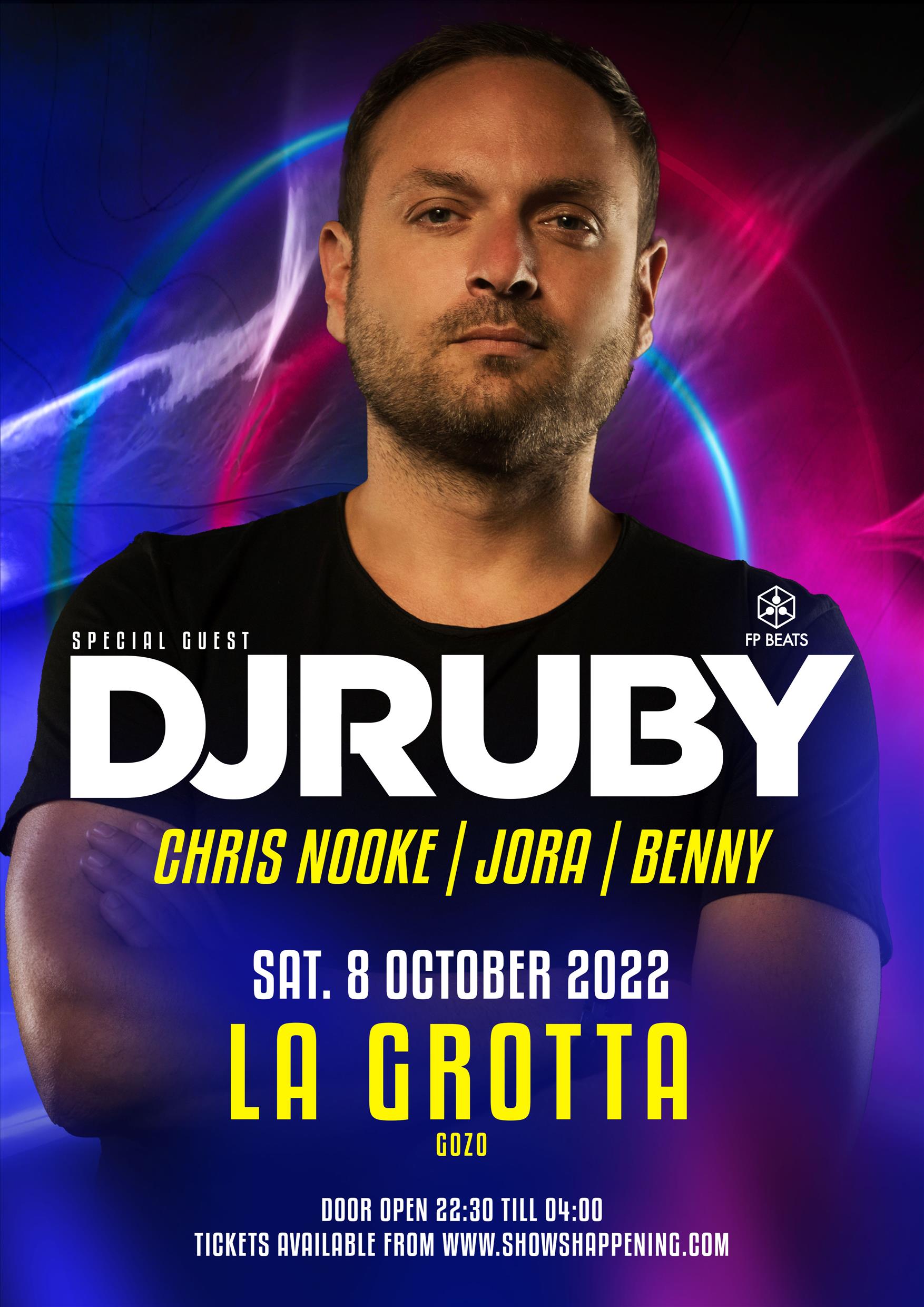 DJ RUBY at La Grotta poster