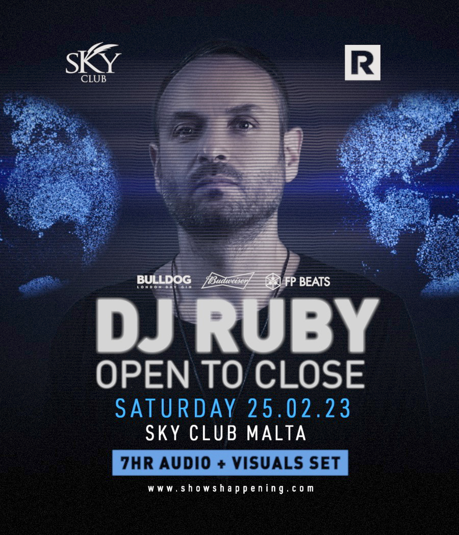 DJ Ruby Open To Close Show at Sky Club poster