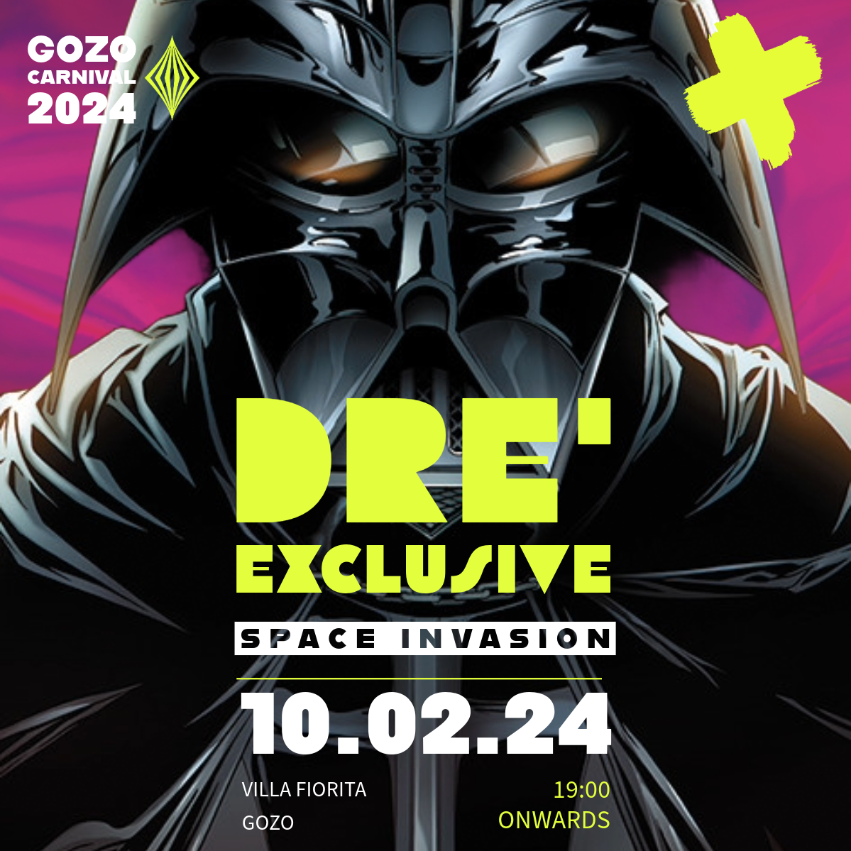 DRE' EXCLUSIVE ♦ SPACE INVASION [Gozo Carnival] poster