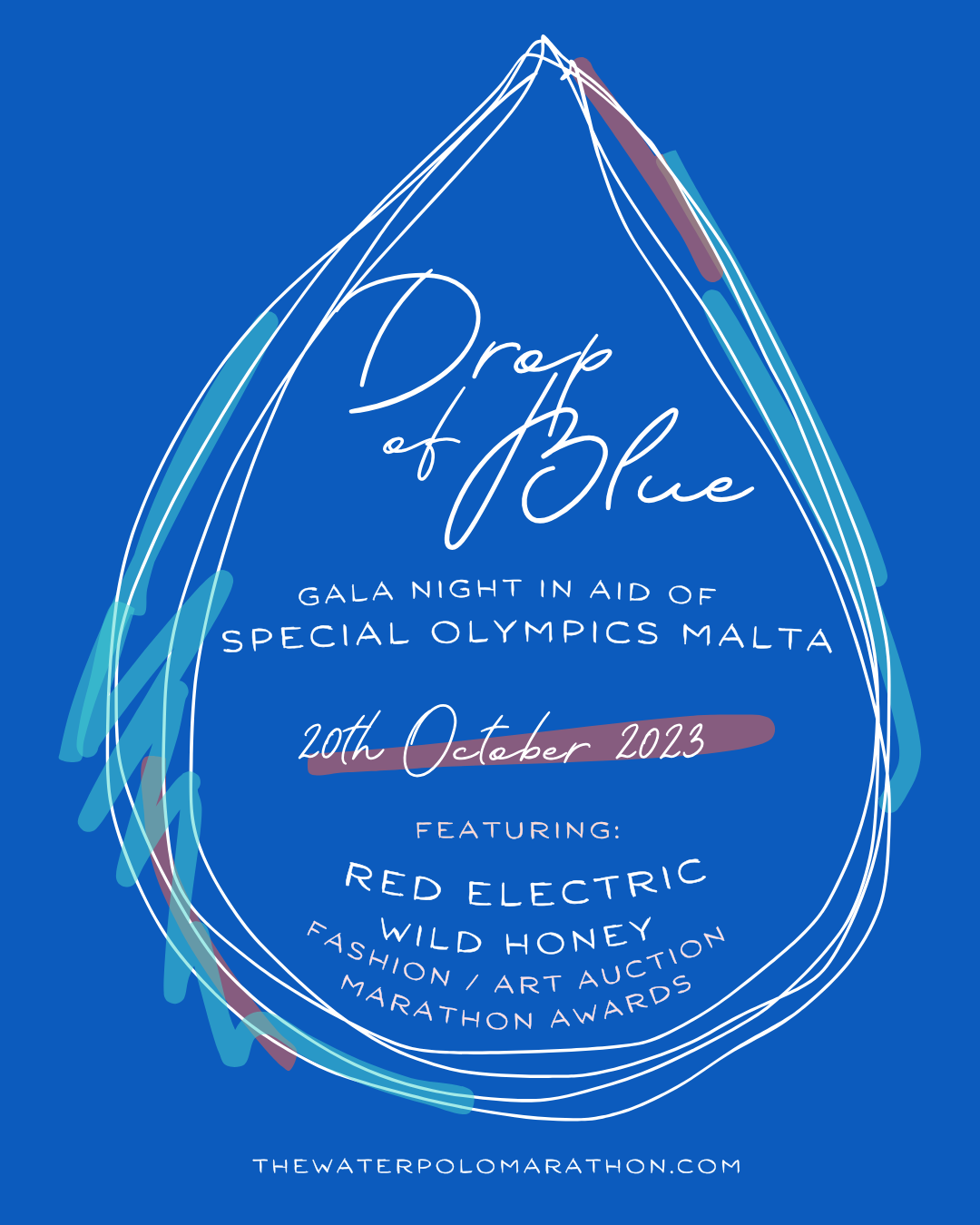 DROP OF BLUE | Fundraising Gala in aid of Special Olympics Malta poster