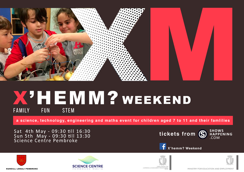 X'hemM? Weekend test poster