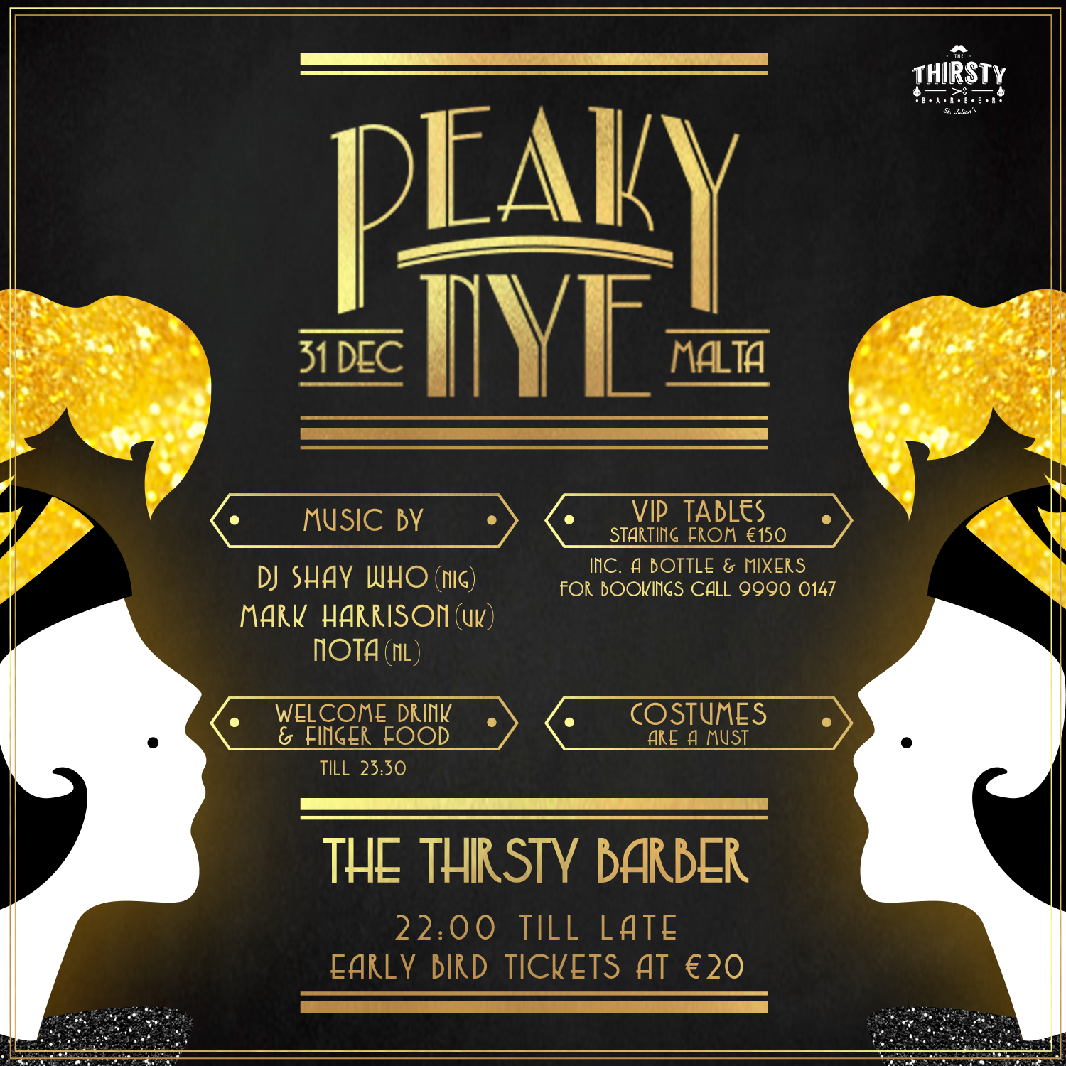 The Peaky NYE poster