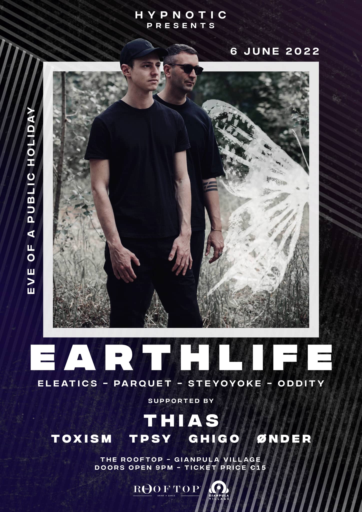 Hypnotic presents EARTHLIFE 06.06.2022 (Eve of a Public Holiday) poster