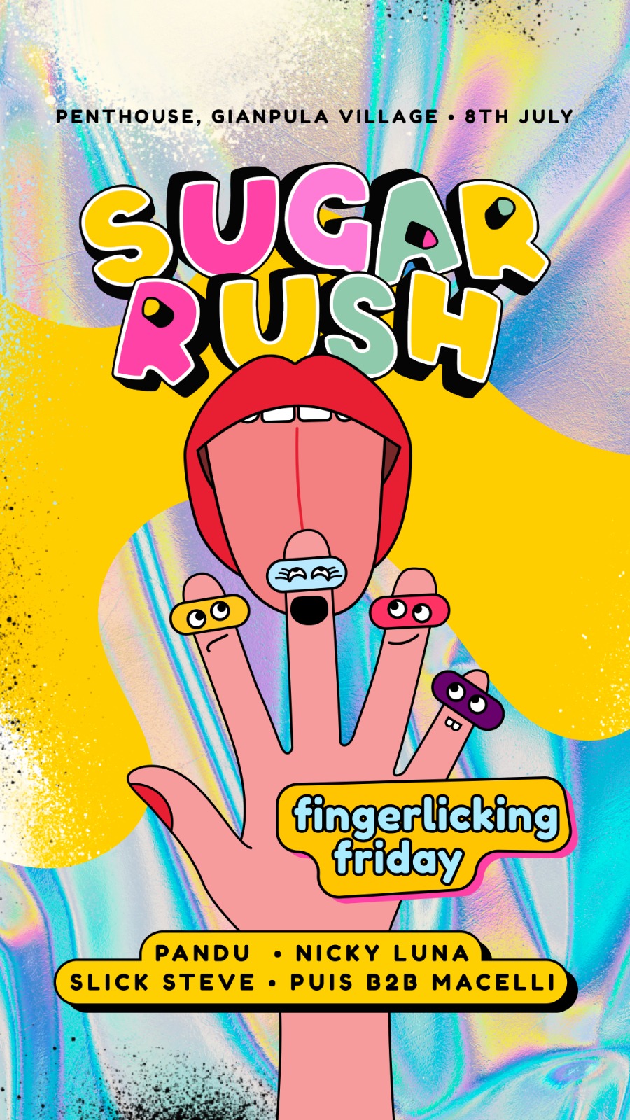 Sugar Rush - Fingerlicking Friday! [8th July] poster