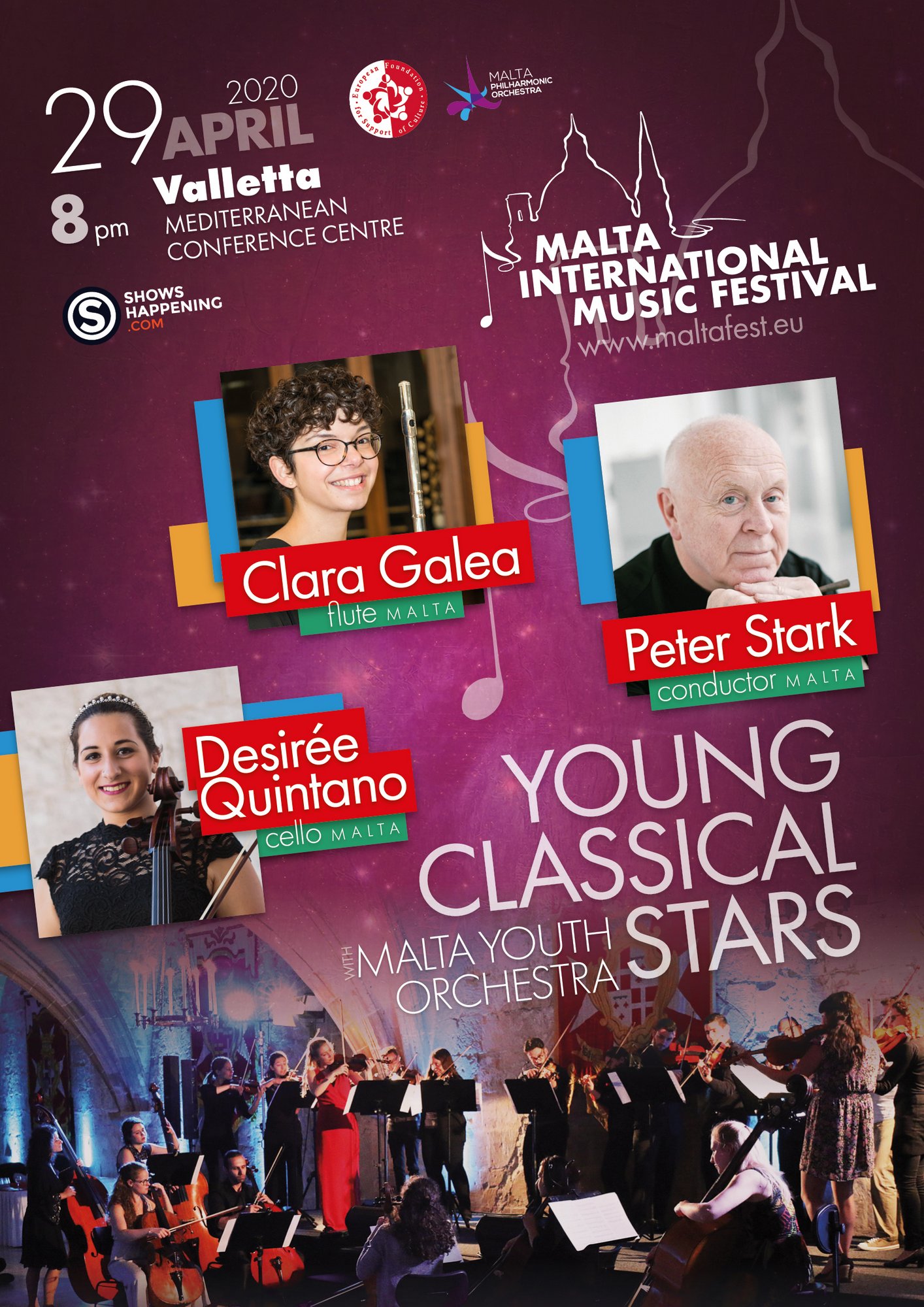 Young Classical Stars with Malta Youth Orchestra poster