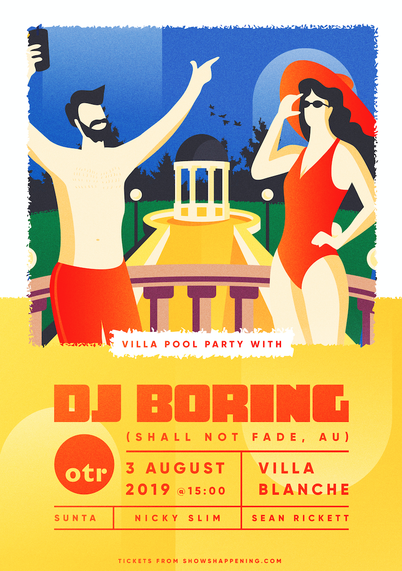OTR Villa Pool Party w/ DJ Boring poster
