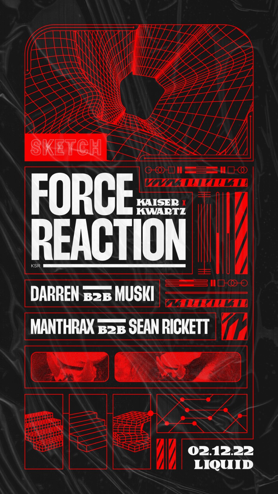 SKETCH  : Force Reaction (Kaiser x Kwartz) poster