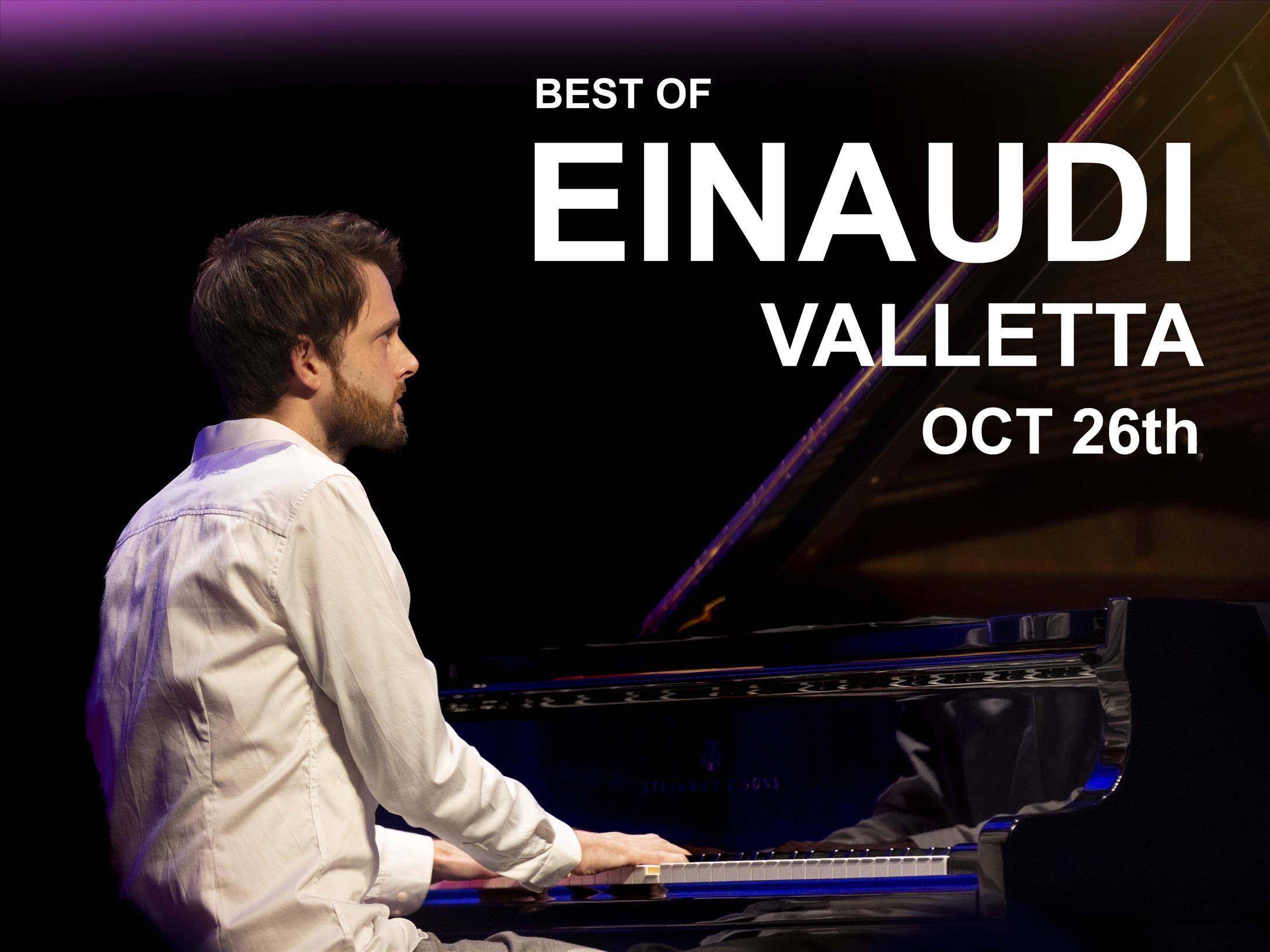 ❤ Einaudi Piano Concert in VALLETTA (Piano Solo Edition)