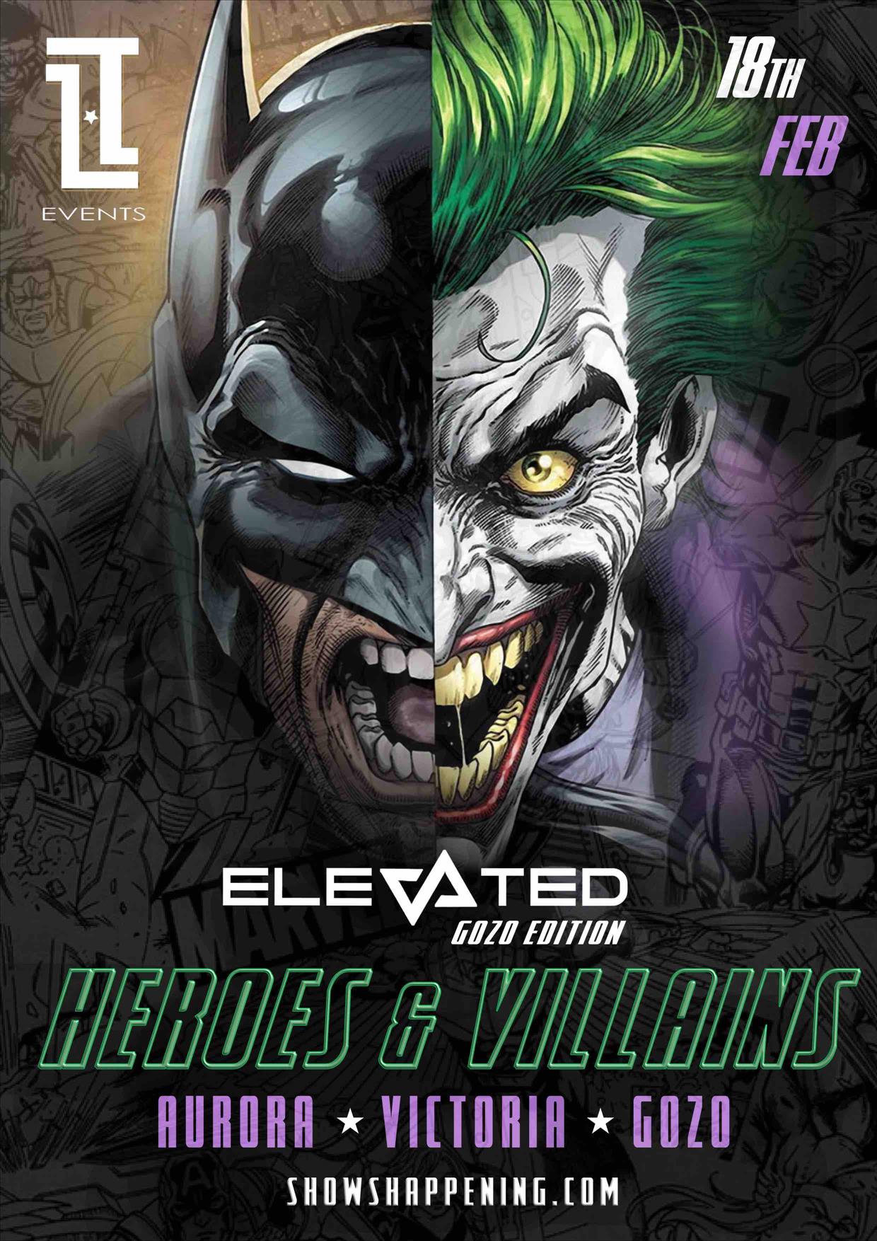 ELEVATED CARNIVAL – Heroes & Villains | GOZO EDITION poster