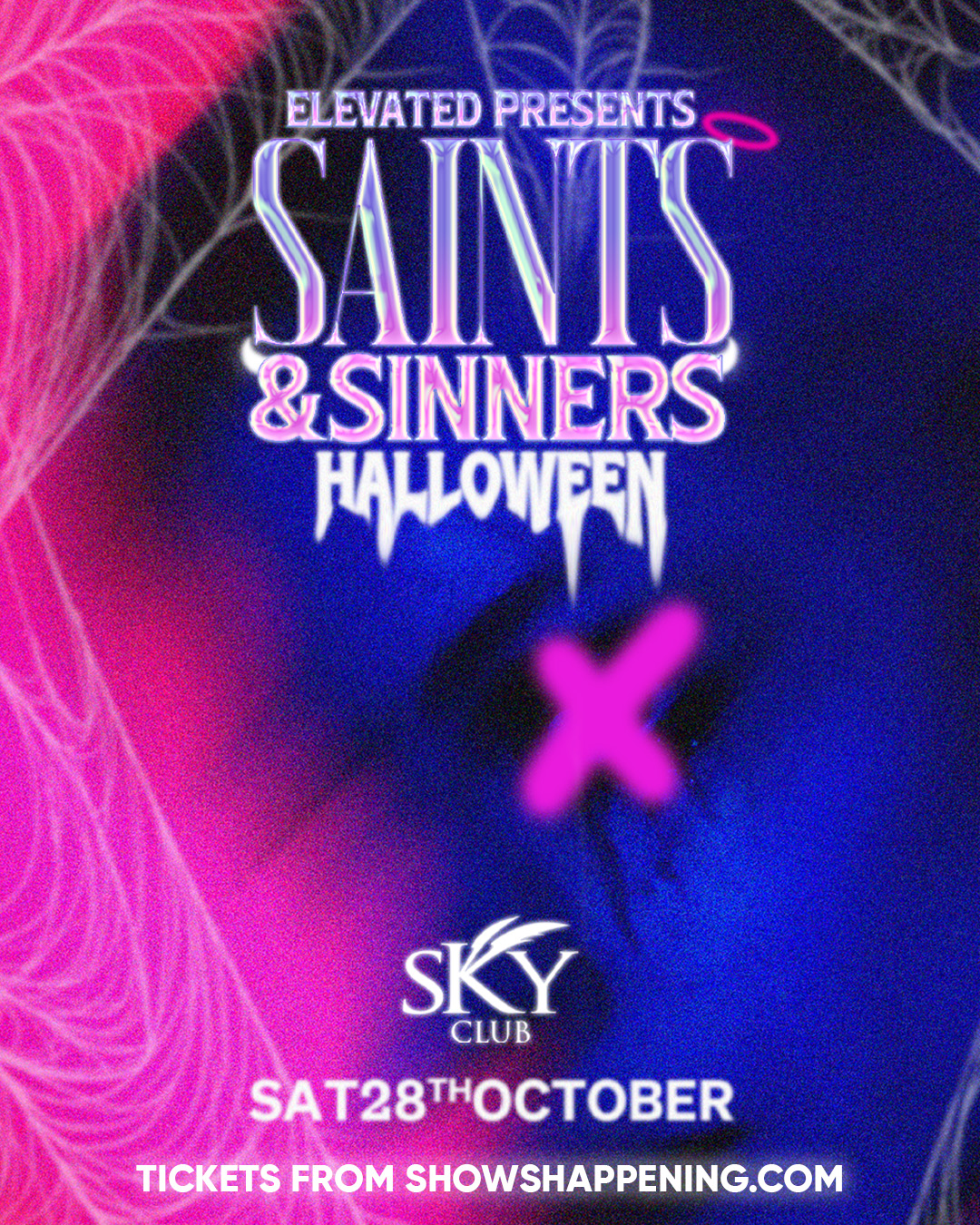 Elevated Presents | SAINTS & SINNERS poster