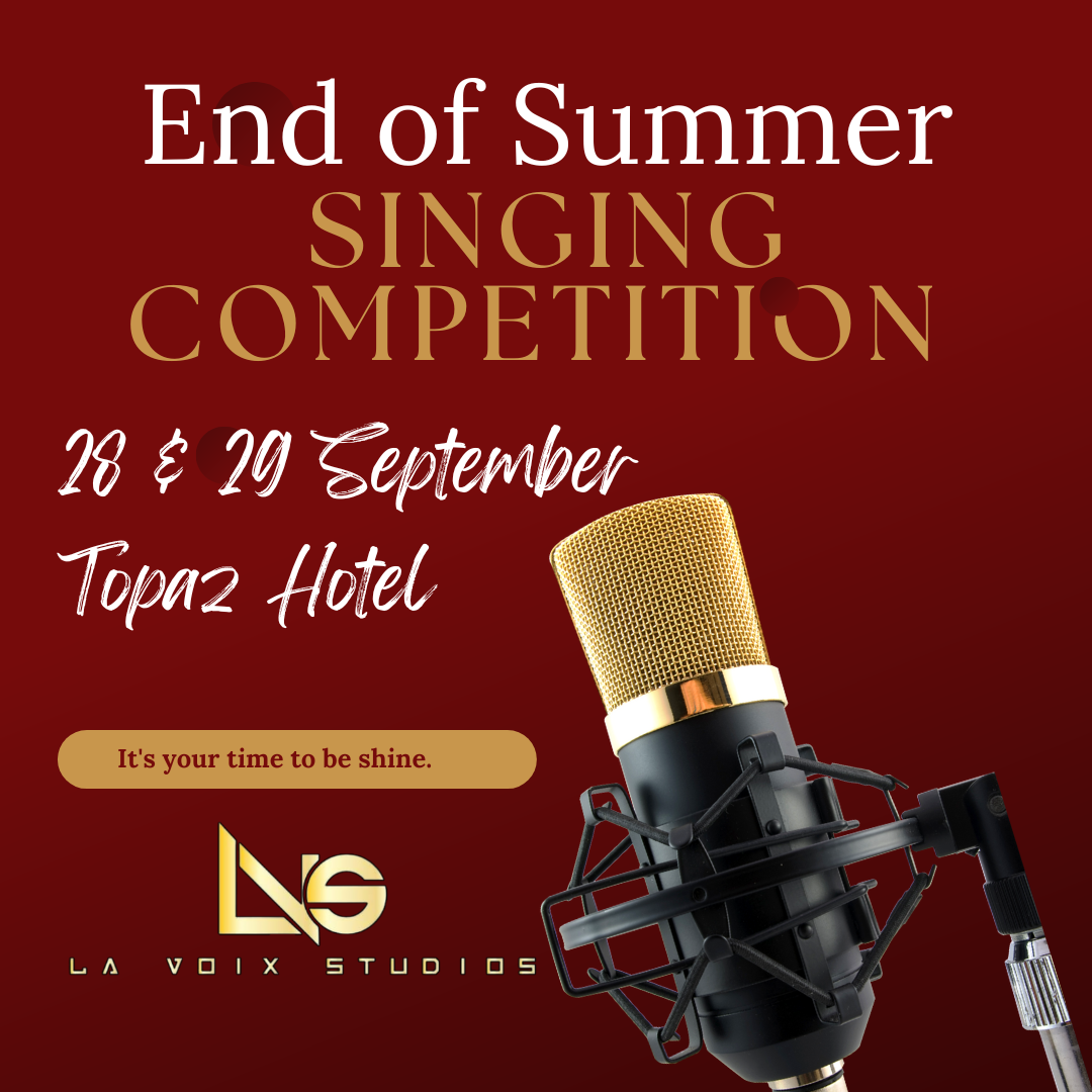 End of Summer Singing Competition poster