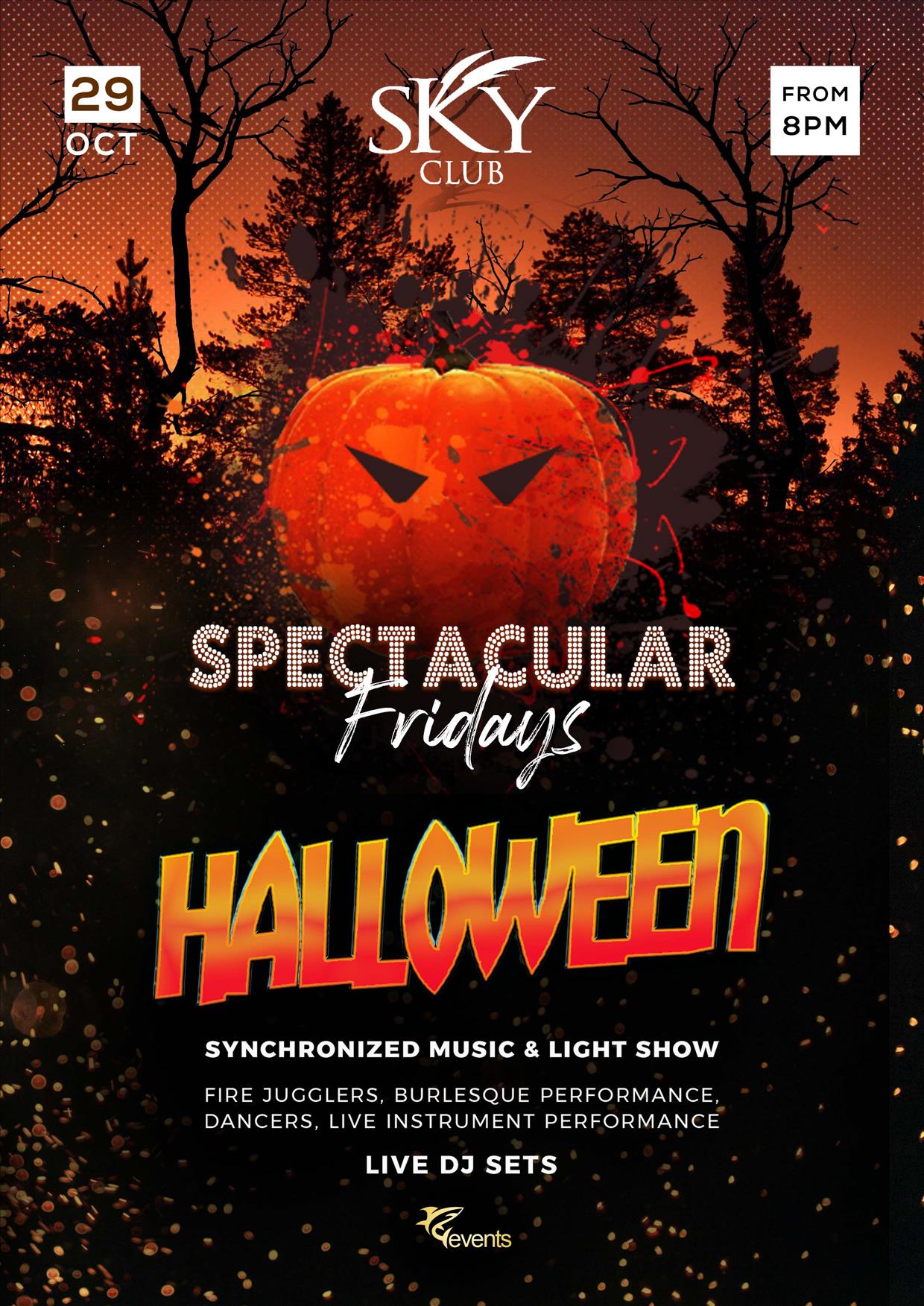 Spectacular Fridays Halloween Edition poster