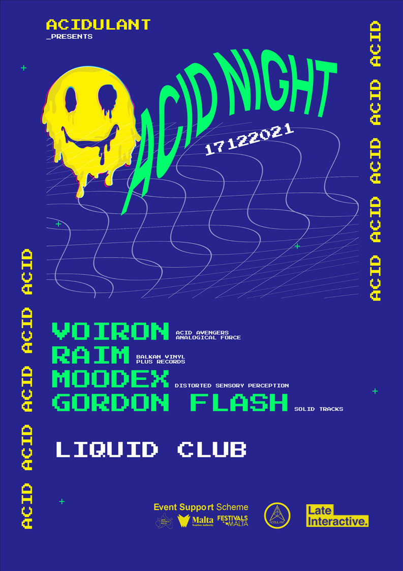 Acid Night: VOIRON _17.12.21 poster