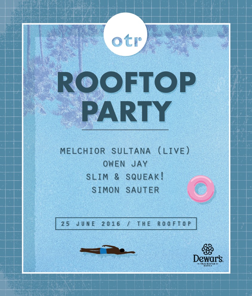 OTR Rooftop Party poster