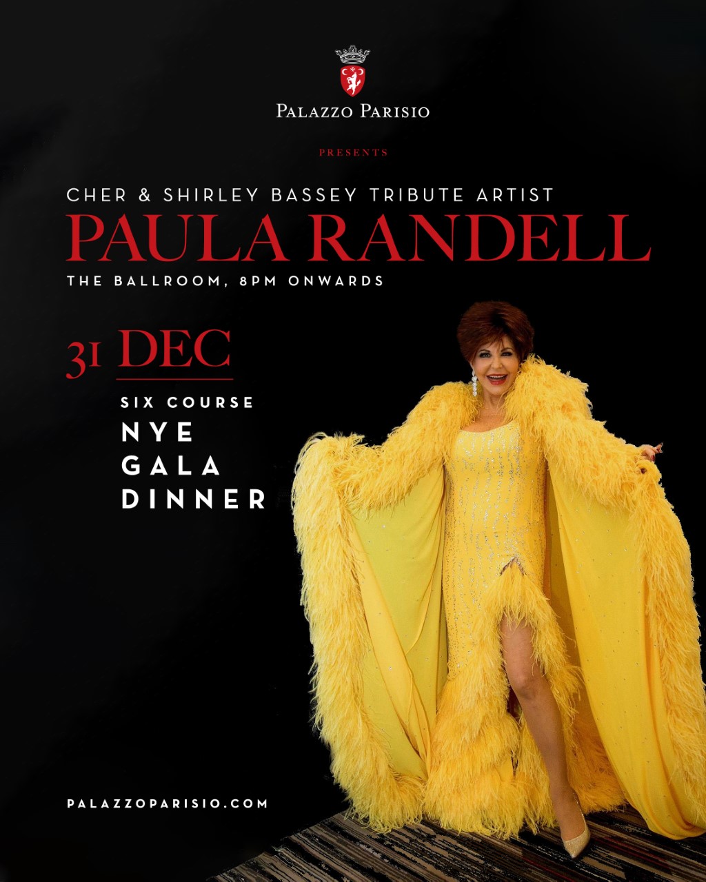Here We Go Again! NYE gala dinner at Palazzo Parisio poster
