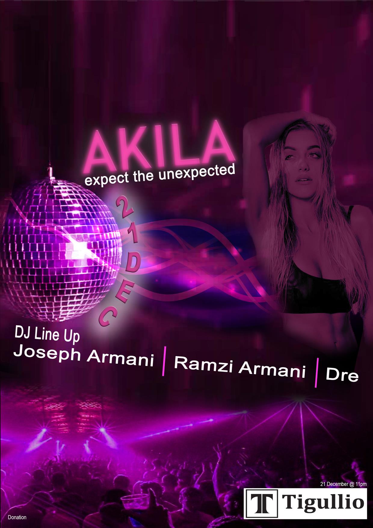 AKILA - Expect The Unexpected poster