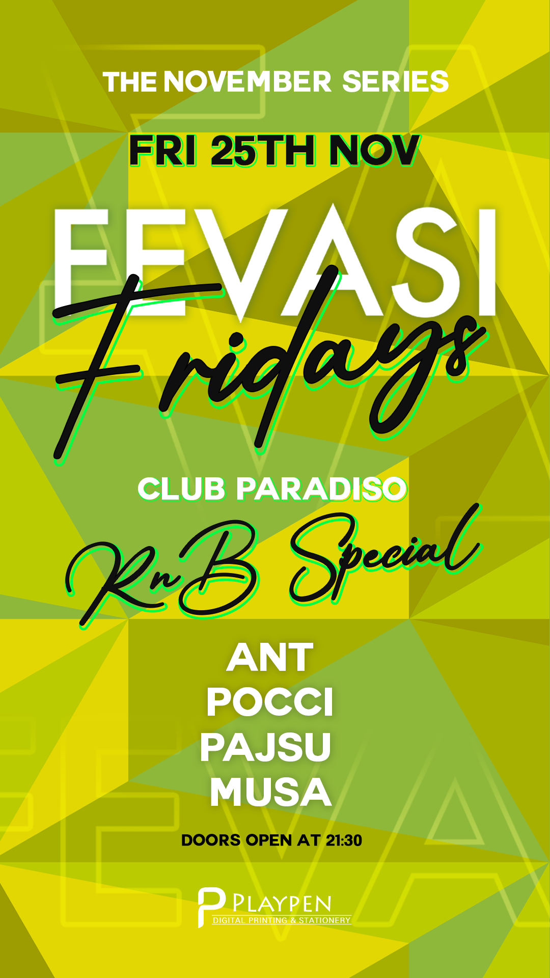 Fevasi Fridays | RnB Special | WK3 poster