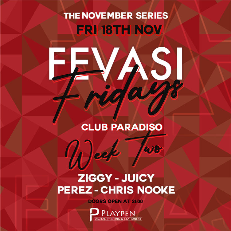 FEVASI FRIDAYS | THE NOVEMBER SERIES | WEEK 2 poster