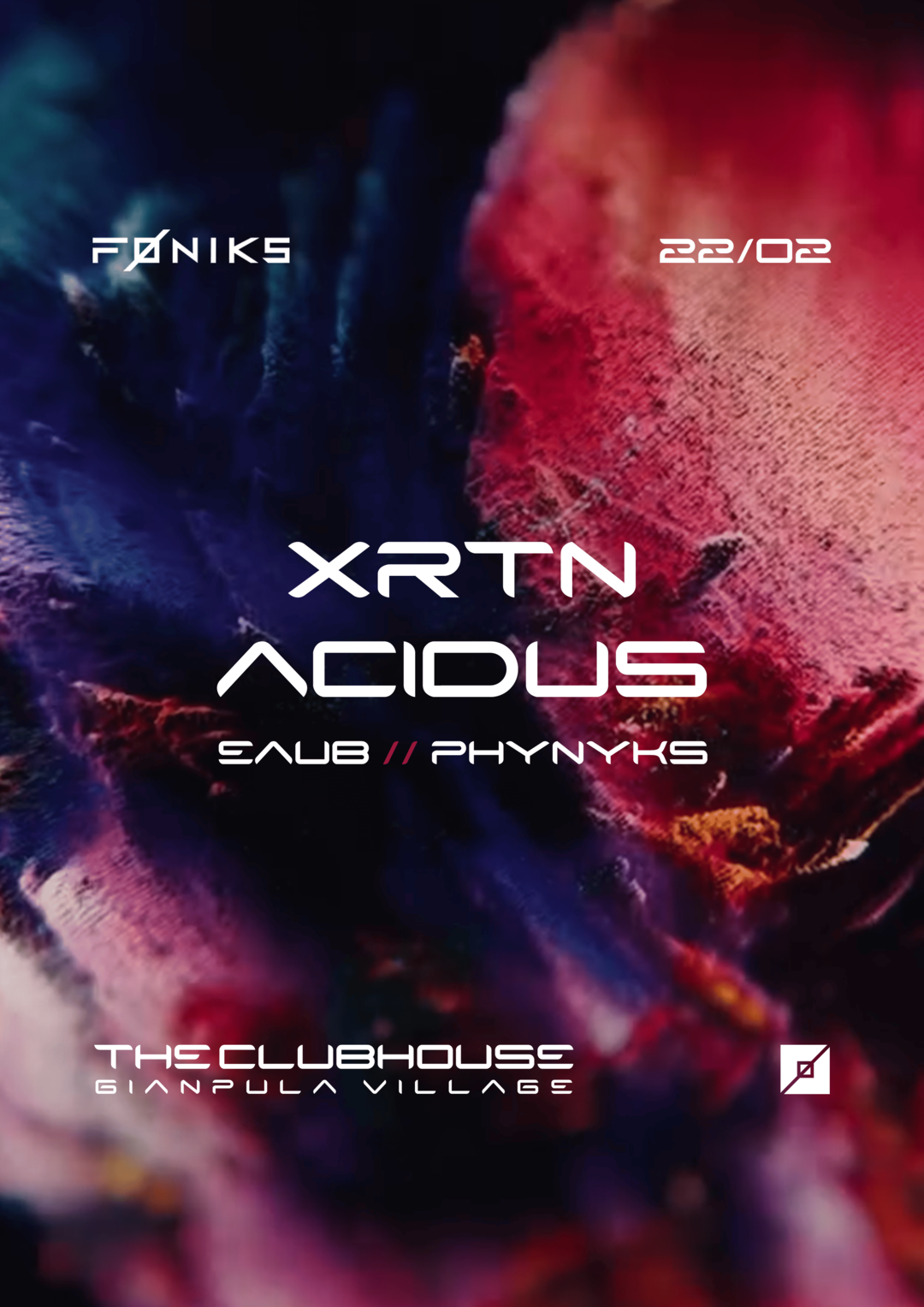 FØNIKS // XRTN & Acidus poster