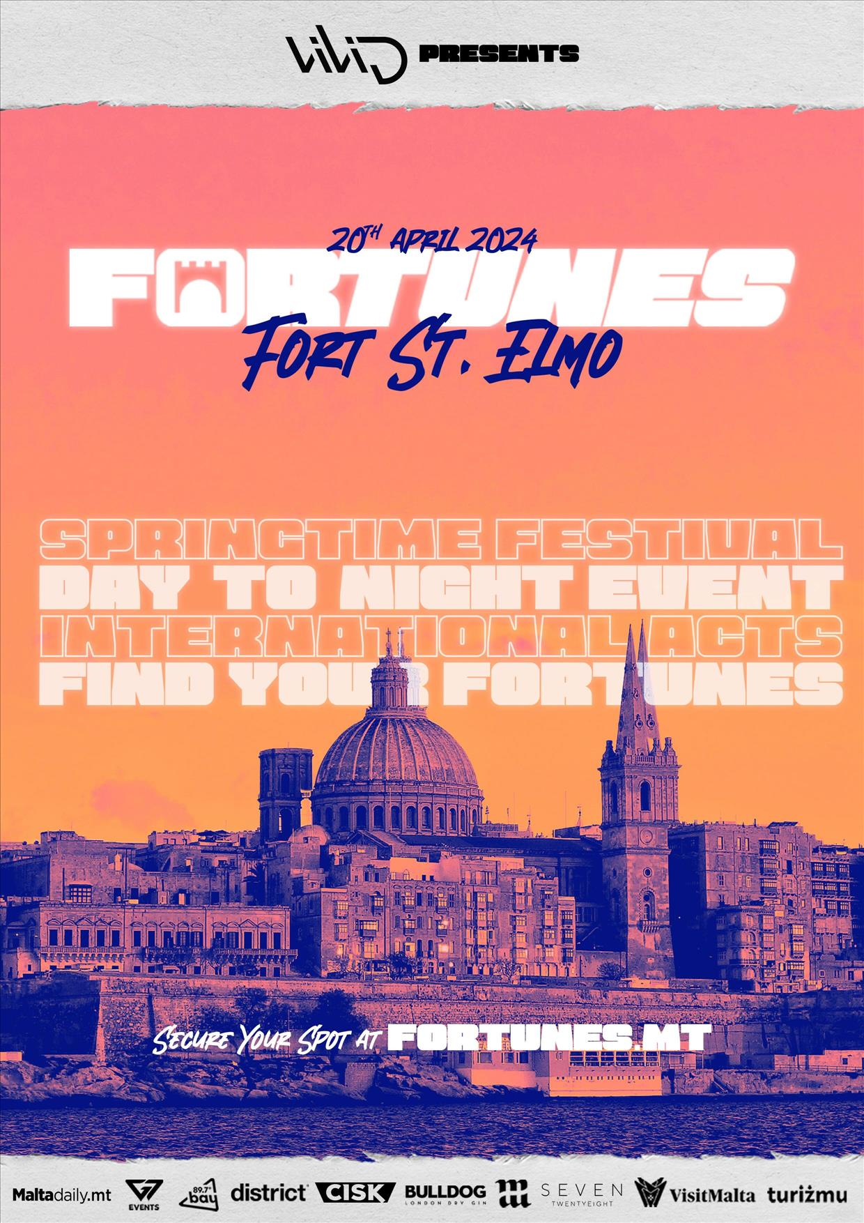 FORTUNES Festival at Fort St. Elmo poster