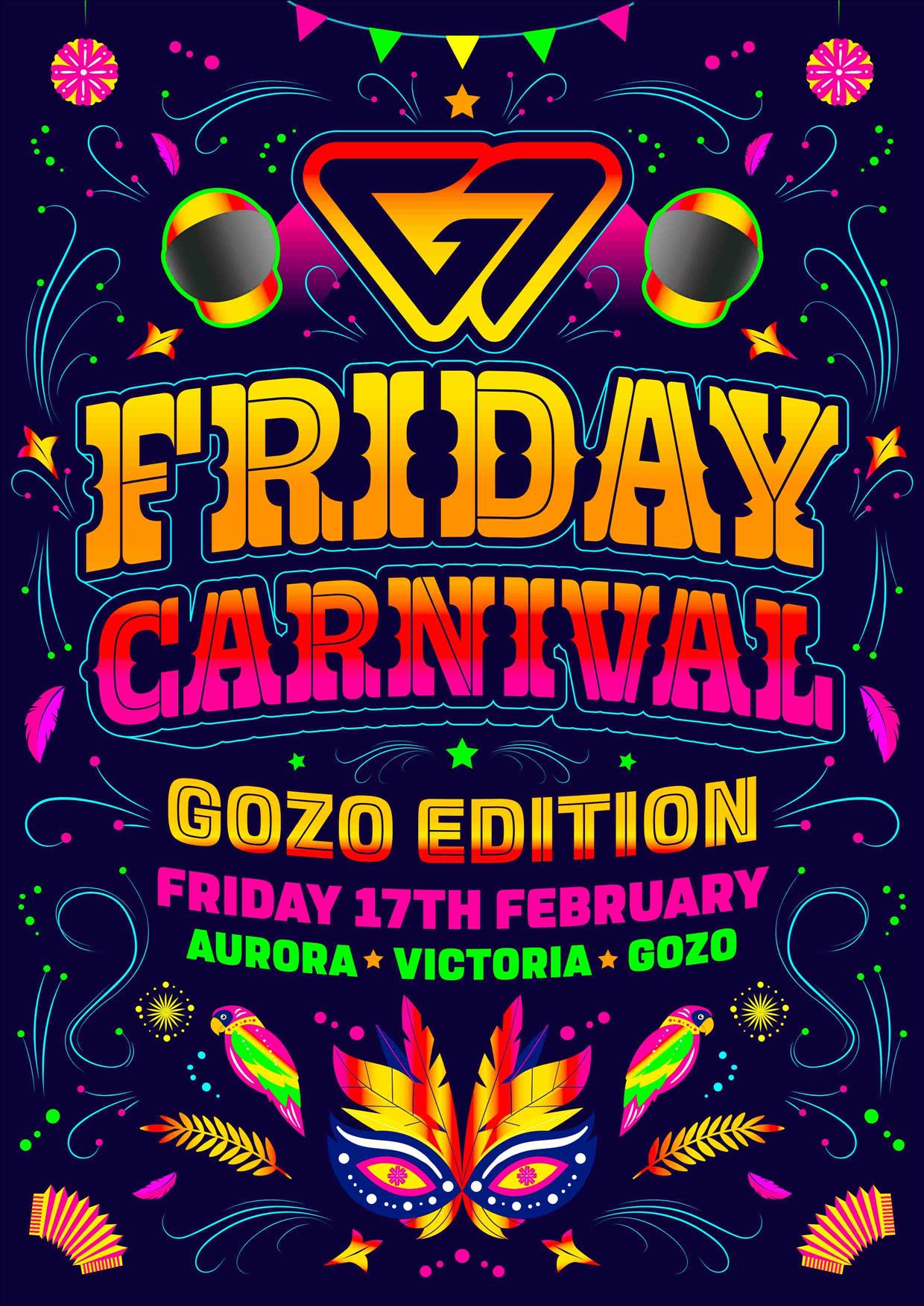 G7 FRIDAY CARNIVAL – GOZO EDITION poster