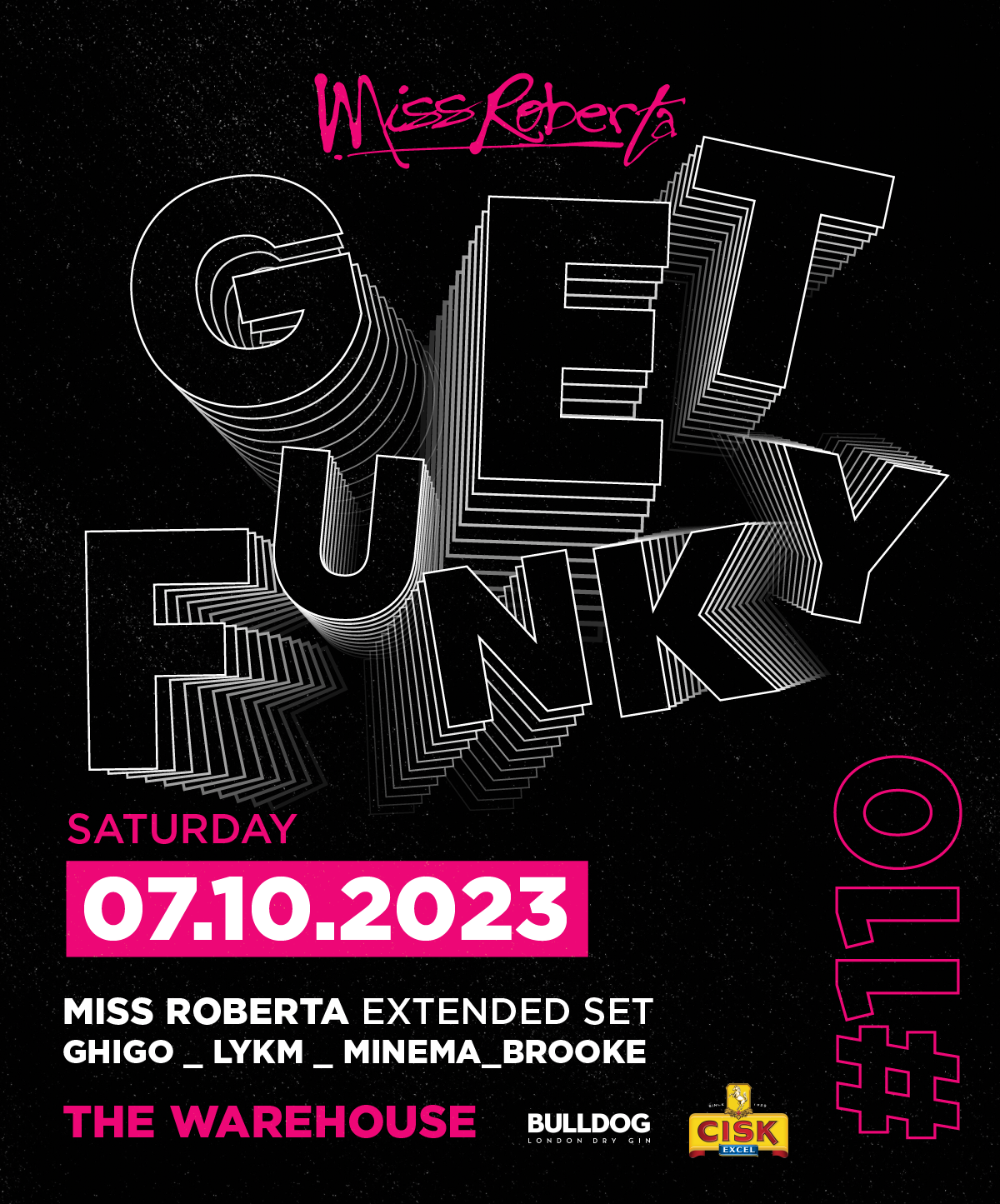 GET FUNKY #110 at The Warehouse Club poster