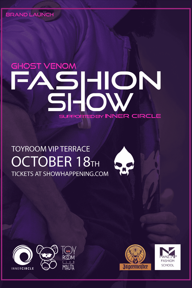 GHOST VENOM FASHION SHOW sponsored by JÄGERMEISTER poster