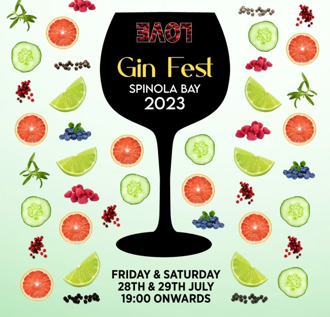 Gin Fest Spinola Bay 2023 poster