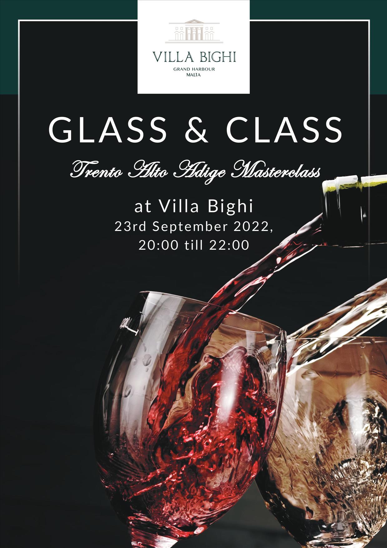 Glass & Class: Trentino-Alto Adige Masterclass poster